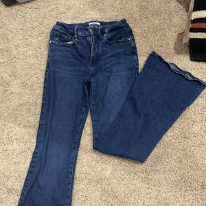 Good American good flares, w slits